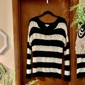 Cozy striped sweater